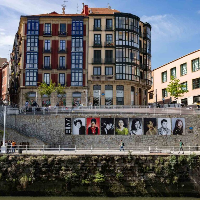 Am Nervion in Bilbao