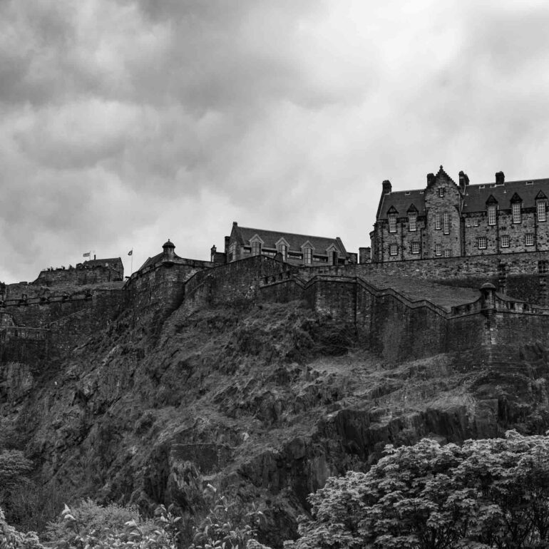 Blick auf das Edinburgh Castle