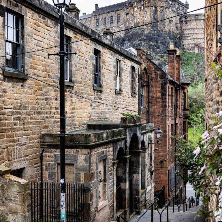 Blick auf das Edinburgh Castle