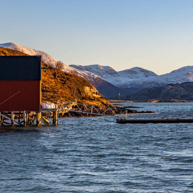 Fjord in Troms