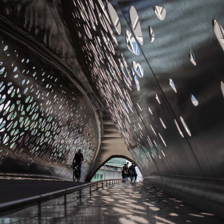 Fussgängerbrücke in Antwerpen