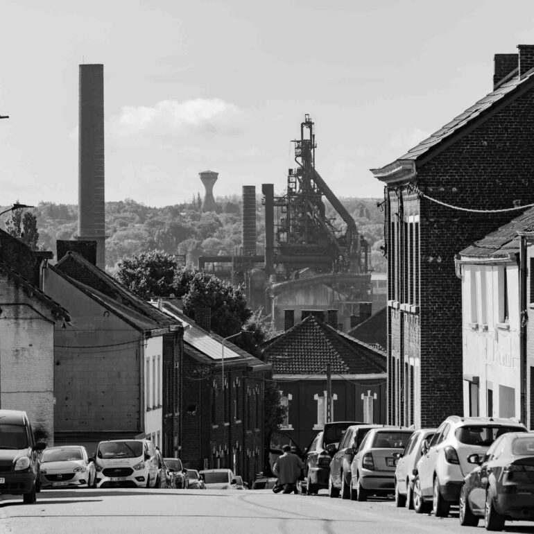 Straße in Charleroi
