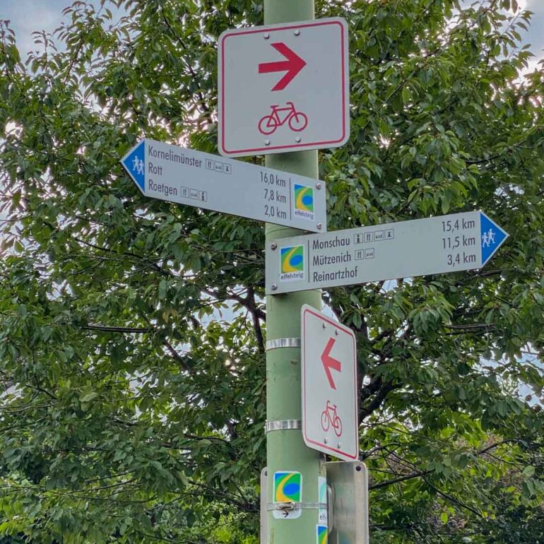 Impression der Etappen 1-4 Kornelimünster - Gemünd