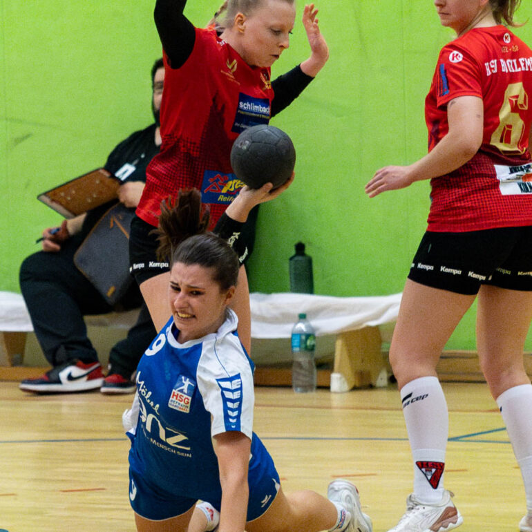 Spiel der 1. Damenmannschaft der HSG Refrath Hand