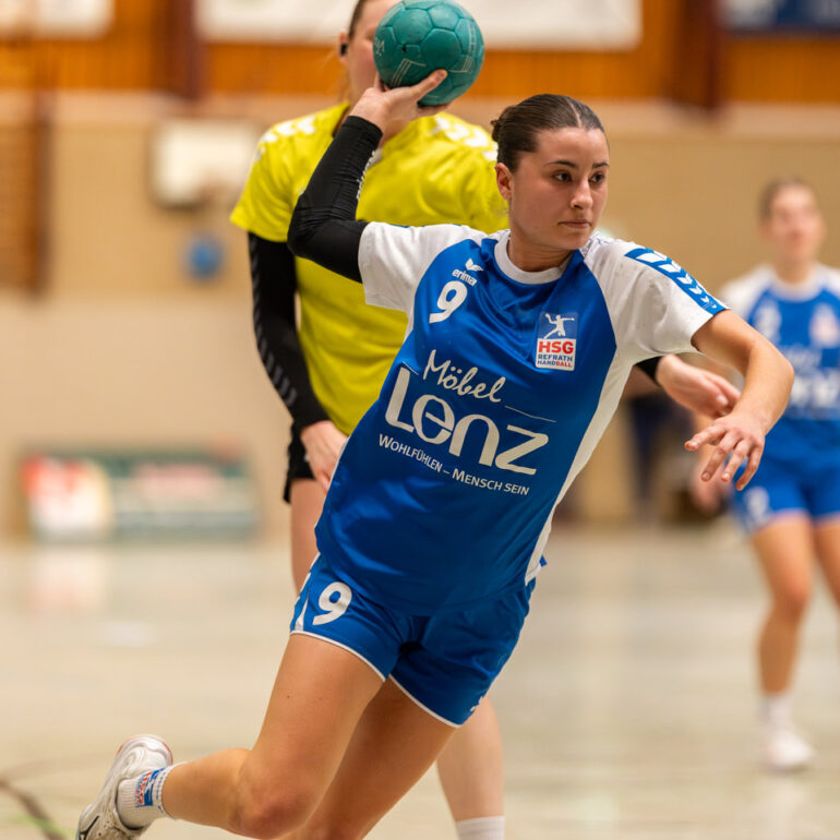 Spiel der 1. Damenmannschaft der HSG Refrath Hand
