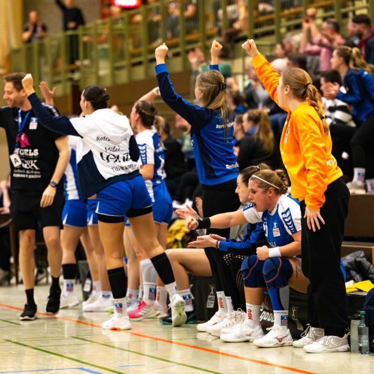 Spiel der 1. Damenmannschaft der HSG Refrath Hand