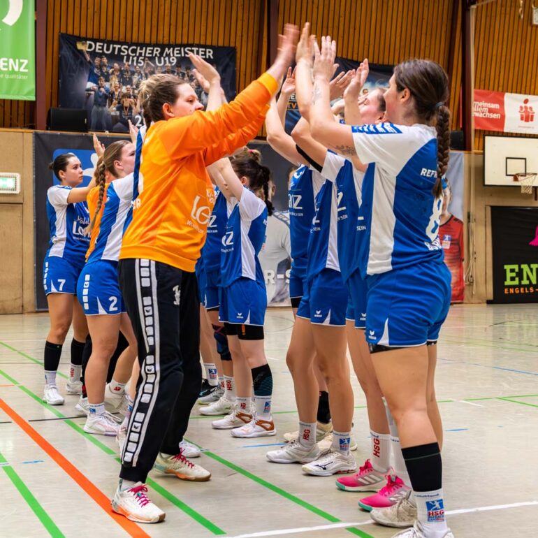 Spiel der 1. Damenmannschaft der HSG Refrath Hand